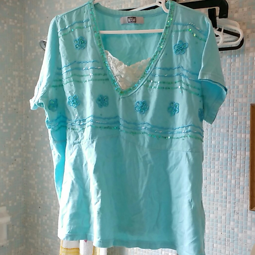 MXM Blue summer top